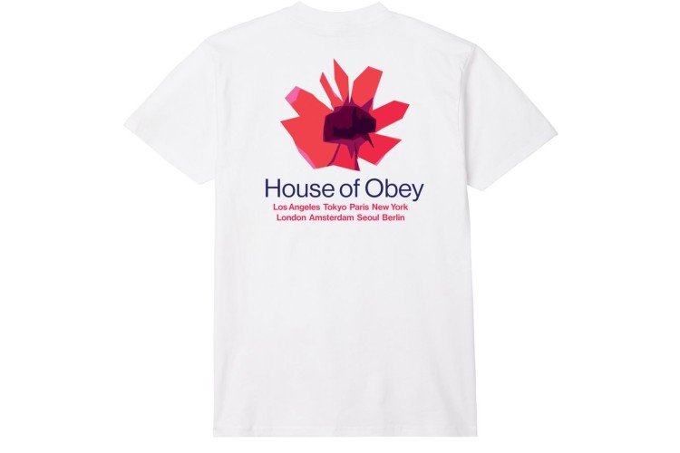 Obey House Of Floral Classic T-Shirt - White